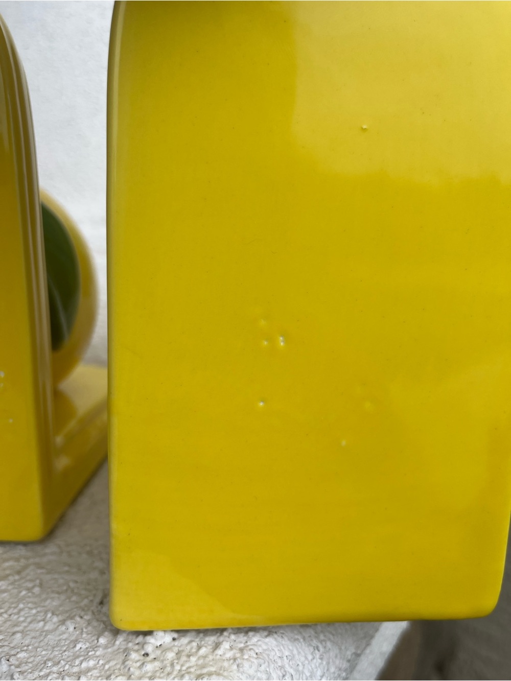 Ceramic Yellow Lemon Bookends - Picture 7 of 7